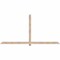Ekena Millwork Eugene Smooth Timber Gable Bracket, Douglas Fir, 96"W x 48"H x 1 1/2"D x 3 1/2"F, 12/12 Pitch GBW096X48X0204EUG00SDF - alternate 1